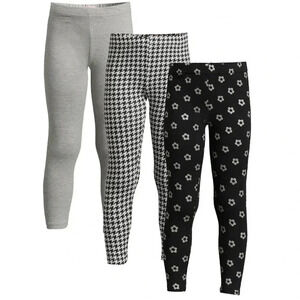 Freestyle Revolution Girls Printed Leggings, 3-Pack